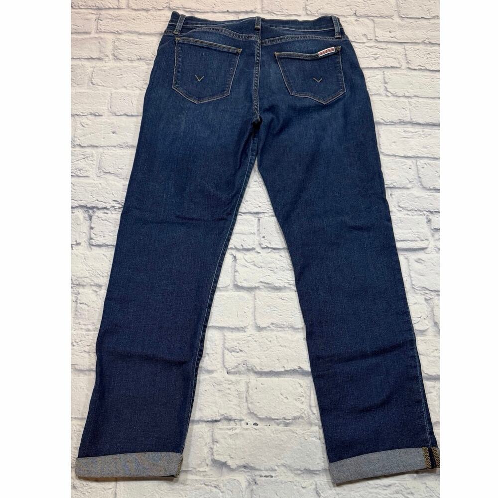 Hudson Blair Cuffed High Rise Straight Cropped Jeans ALYONA Wash Sz 29 J47 - Picture 6 of 6